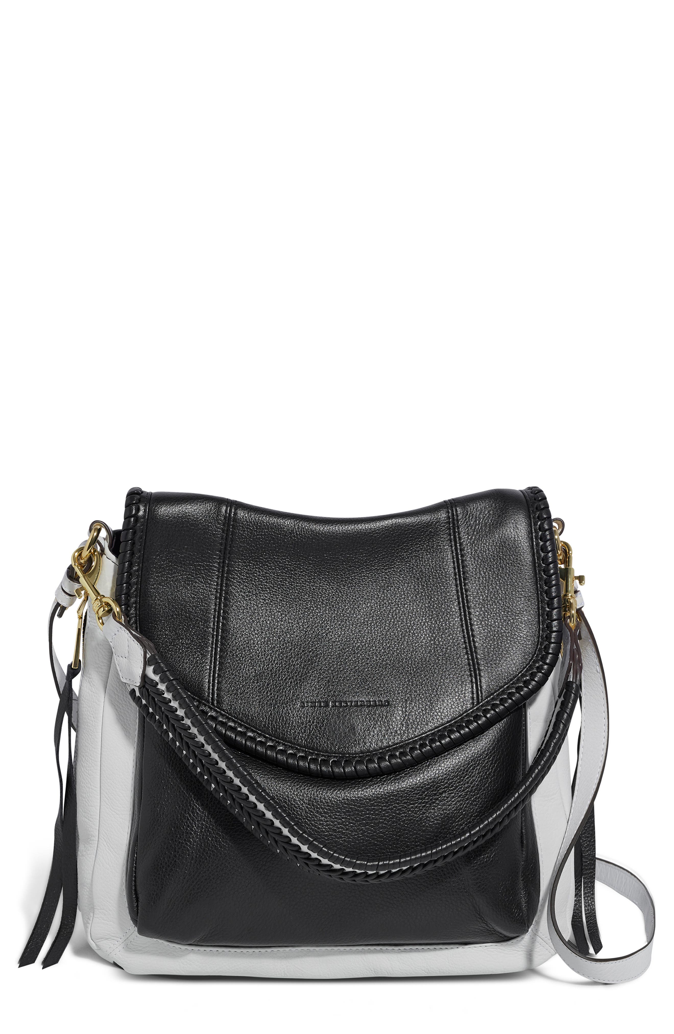 AIMEE All for Love Convertible Leather Shoulder Bag, Main, color, 