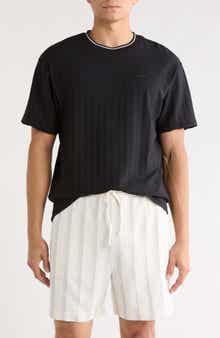 DENIM AND FLOWER Textured Knit T-Shirt