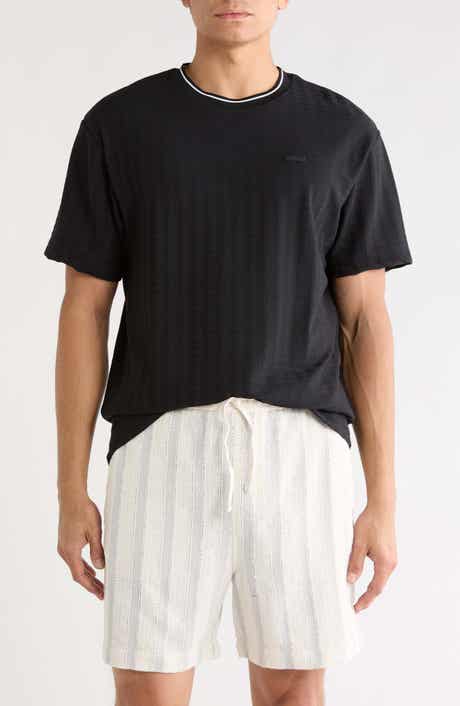 DENIM AND FLOWER Textured Knit T-Shirt