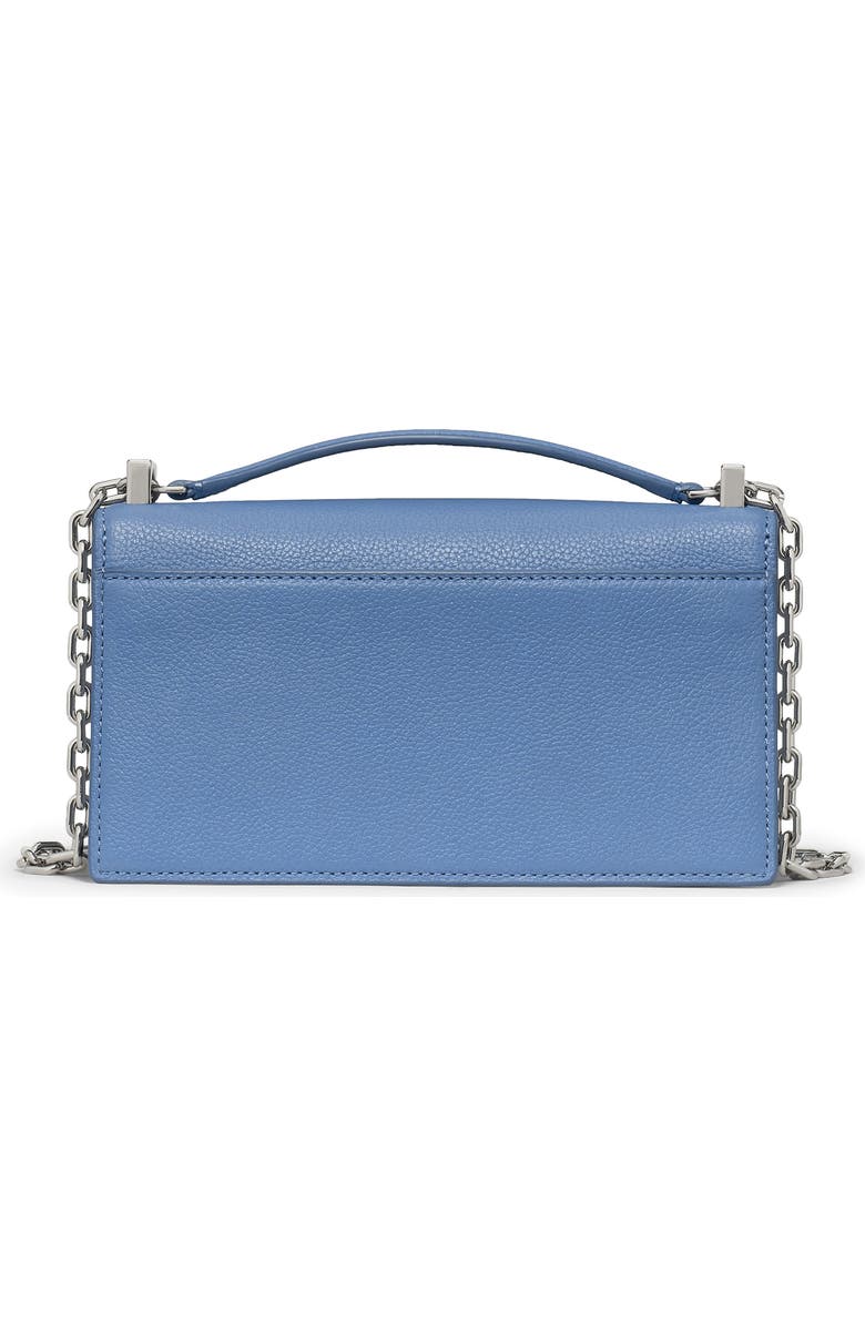 Kate Spade New York deco pebble leather convertible crossbody bag, Alternate, color, Blue