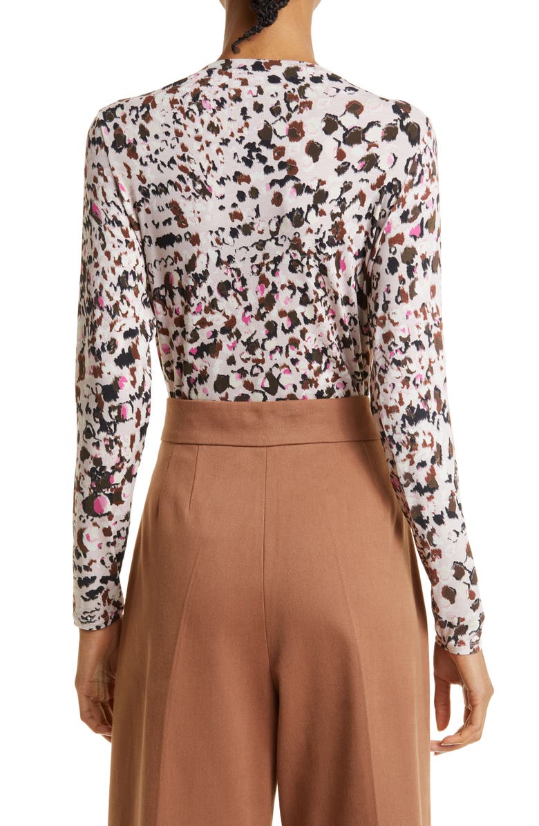 Ted Baker London Eyleen Print Knit Top, Alternate, color, 