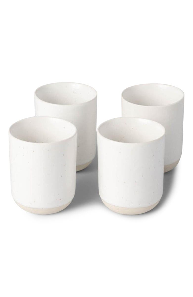 Fable The Cappuccino Set of 4 Cups, Alternate, color, Speckled White