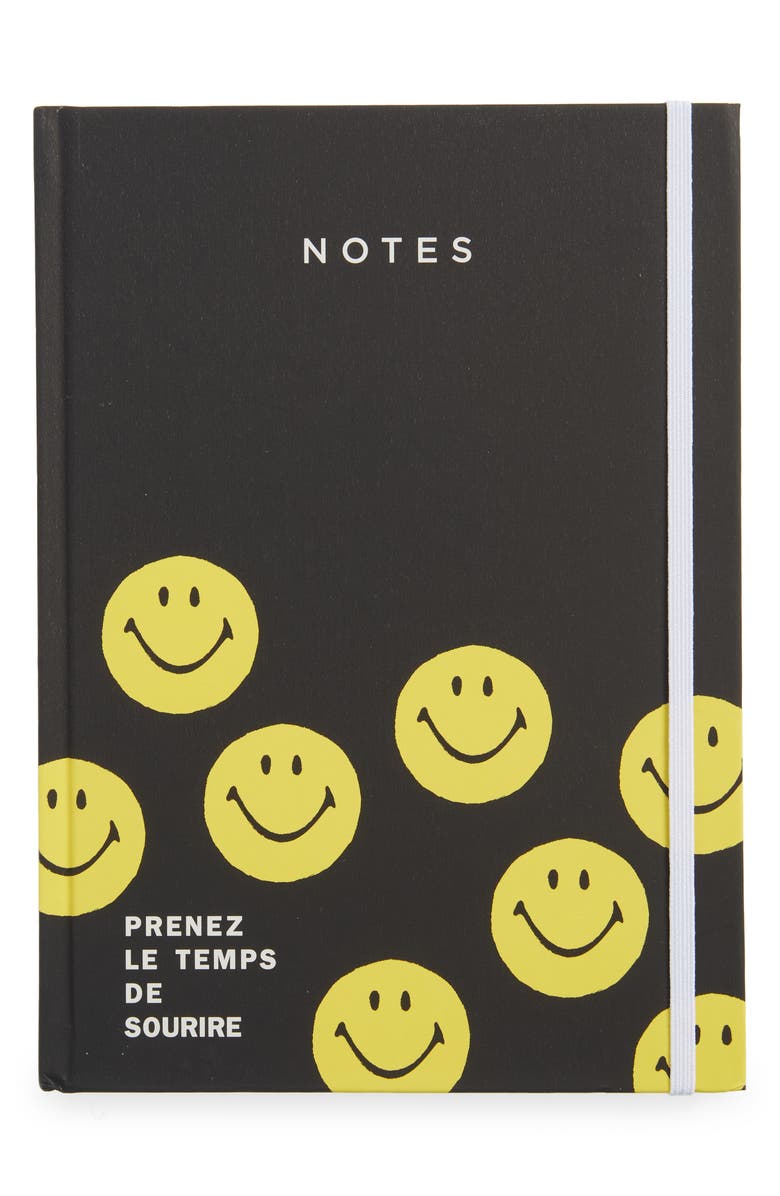 GOODIES Smiley Lined Notebook, Main, color, 