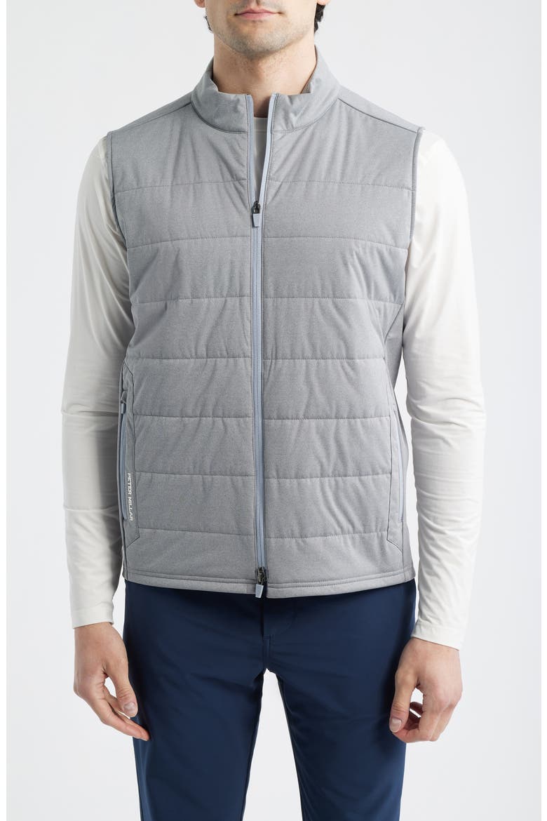 Fuse Water Resistant Hybrid Vest, Alternate, color, OSLO GREY