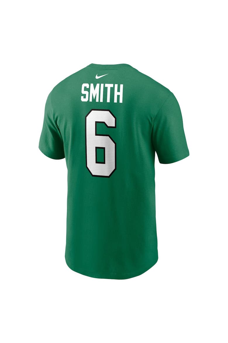 Men's Nike DeVonta Smith Kelly Green Philadelphia Eagles Alternate Player Name & Number T-Shirt, Alternate, color, Kelly Green
