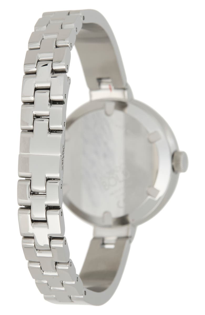 Movado 'Bold' Bangle Watch, 34mm, Alternate, color, Silver Dial