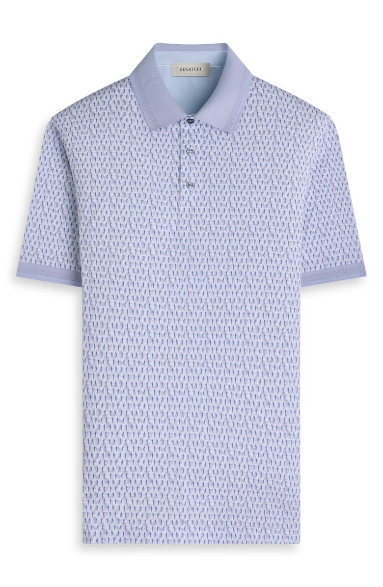 Bugatchi Vance OoohCotton<sup>®</sup> Golfer Print Polo, Alternate, color, Lavender