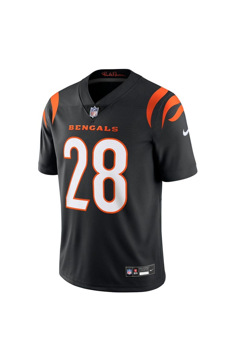 Nike Men's Nike Joe Mixon Black Cincinnati Bengals Vapor Untouchable Limited Jersey, Alternate, color,