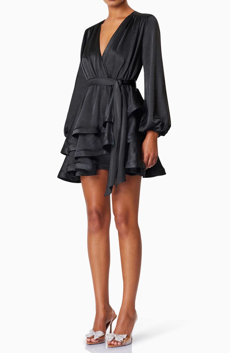 Elliatt Clementine Long Sleeve Minidress, Alternate, color, 