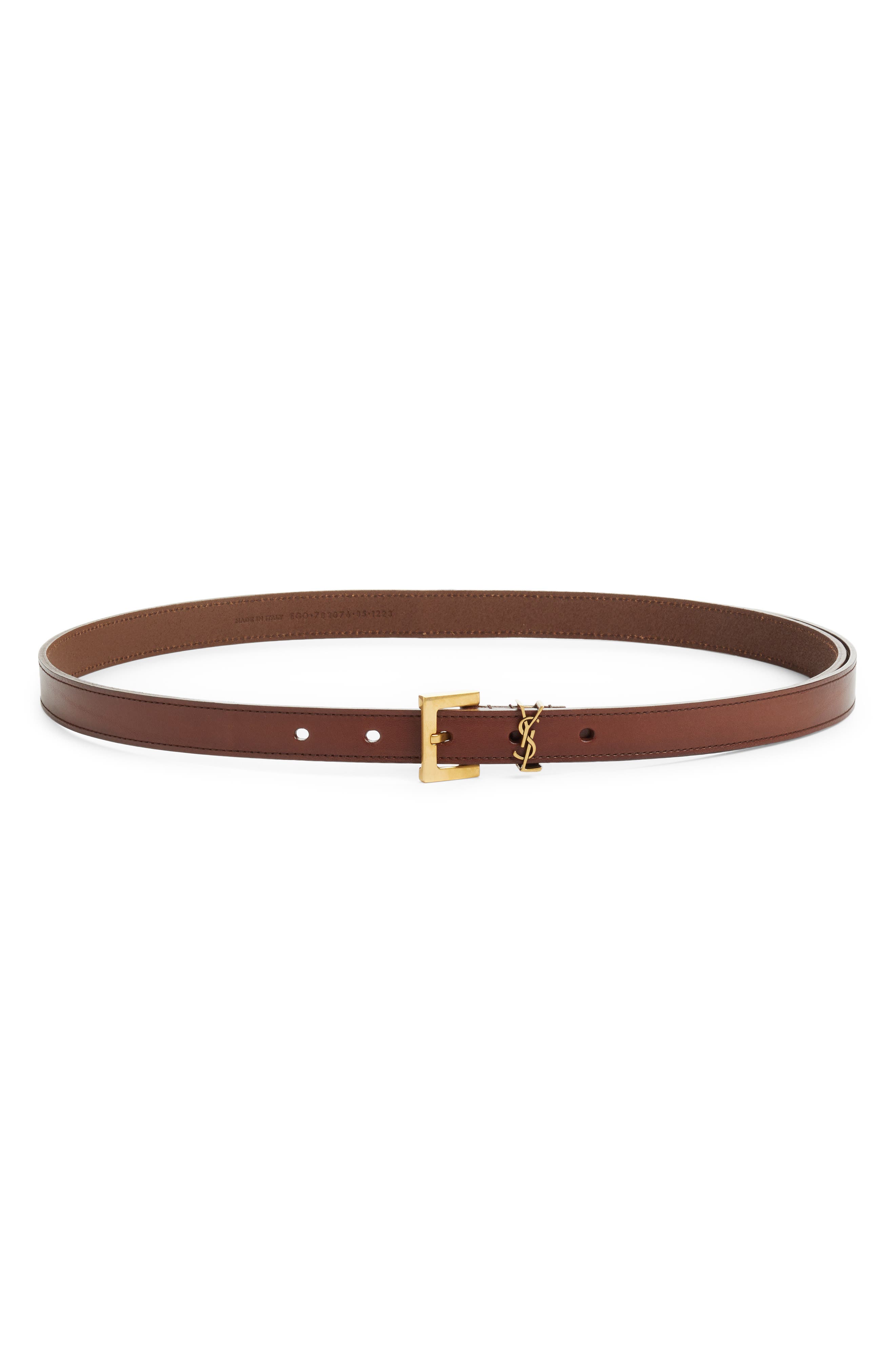 saint laurent monogram belt