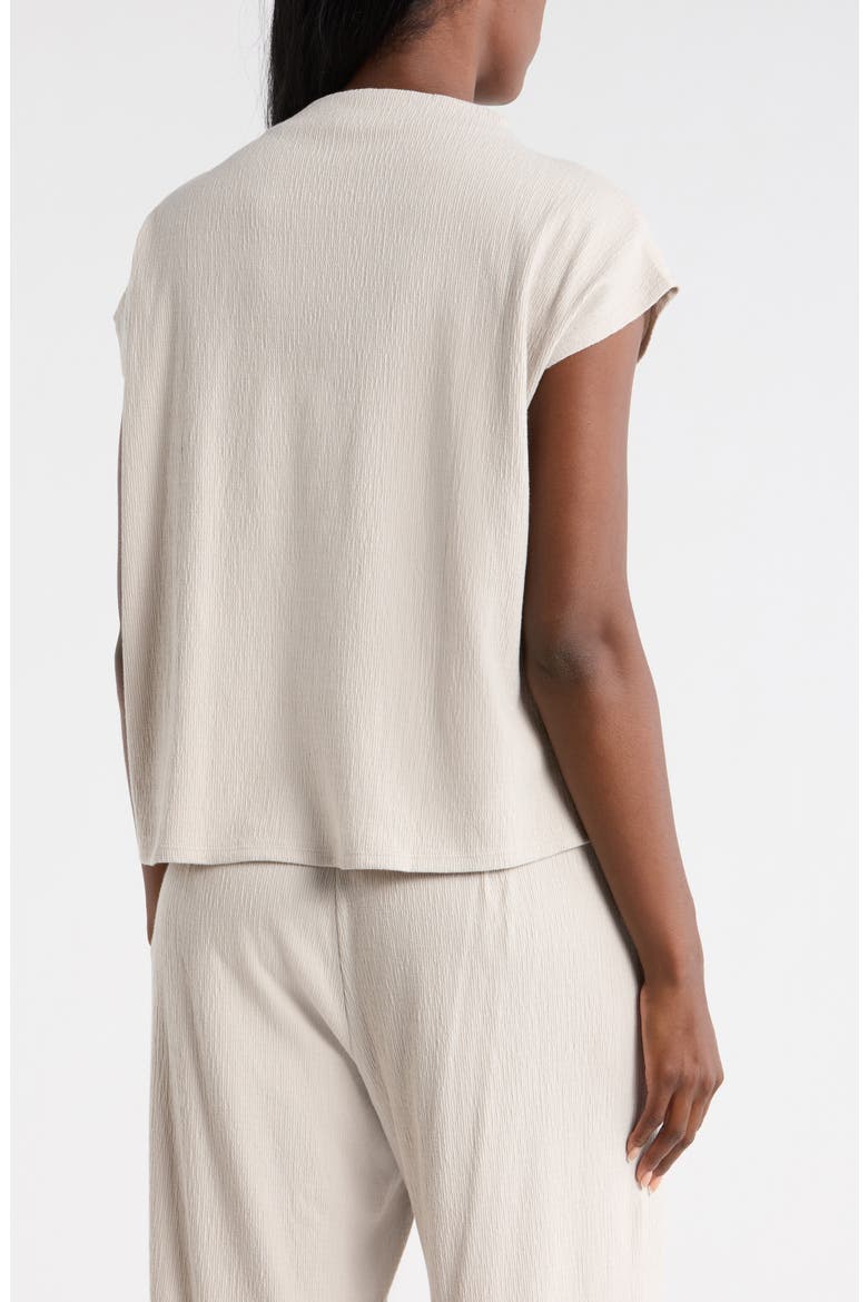Funnel Neck Top, Alternate, color, CHALK