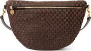 Clare V. Grande Woven Leather Belt Bag