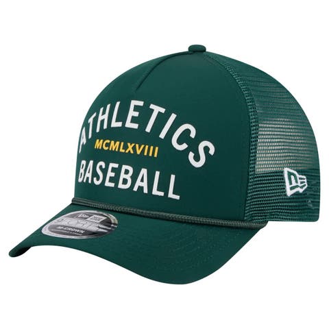 Men's New Era  Green Athletics Minimalist 9FORTY A-Frame Adjustable Hat