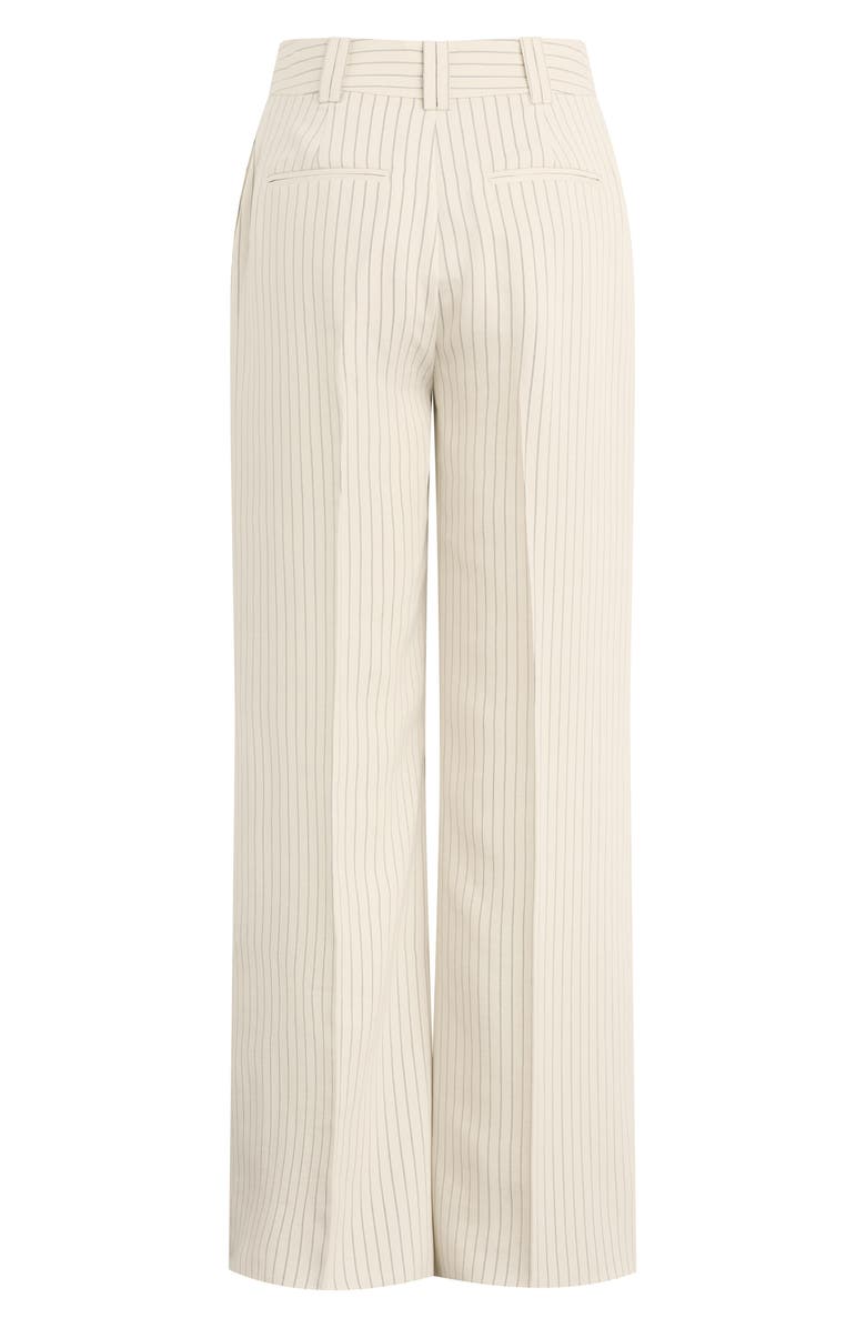 Favorite Daughter The Fine Line Pinstripe Pants, Alternate, color, Cream Pinstripe