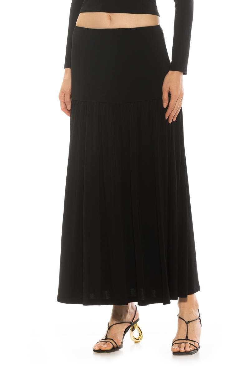 Alexia Admor Lia Low Rise Maxi Skirt, Alternate, color,
