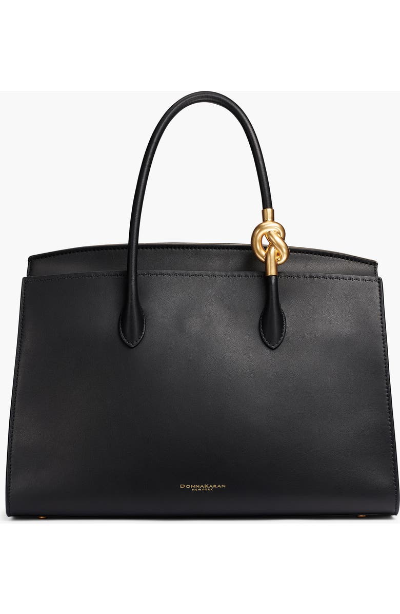 Donna Karan New York Loden Satchel, Main, color, Blk/Gold