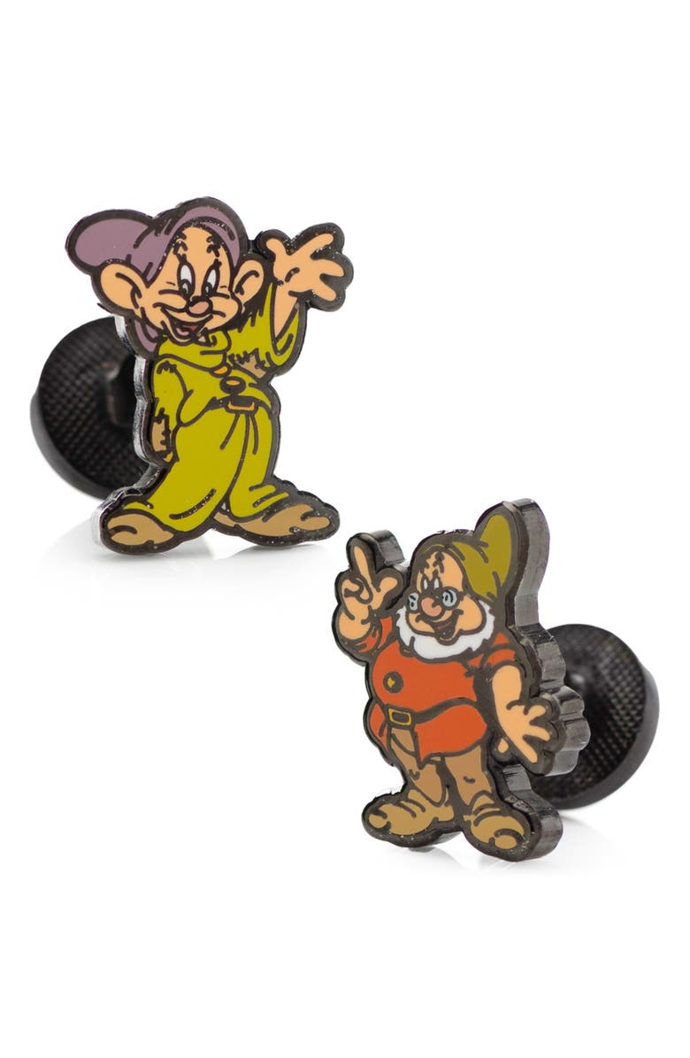 Cufflinks, Inc. Dopey & Doc Mismatched Cuff Links, Main, color, Red