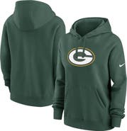 Nike Women's Nike Green Green Bay Packers Club Fleece Pullover Hoodie