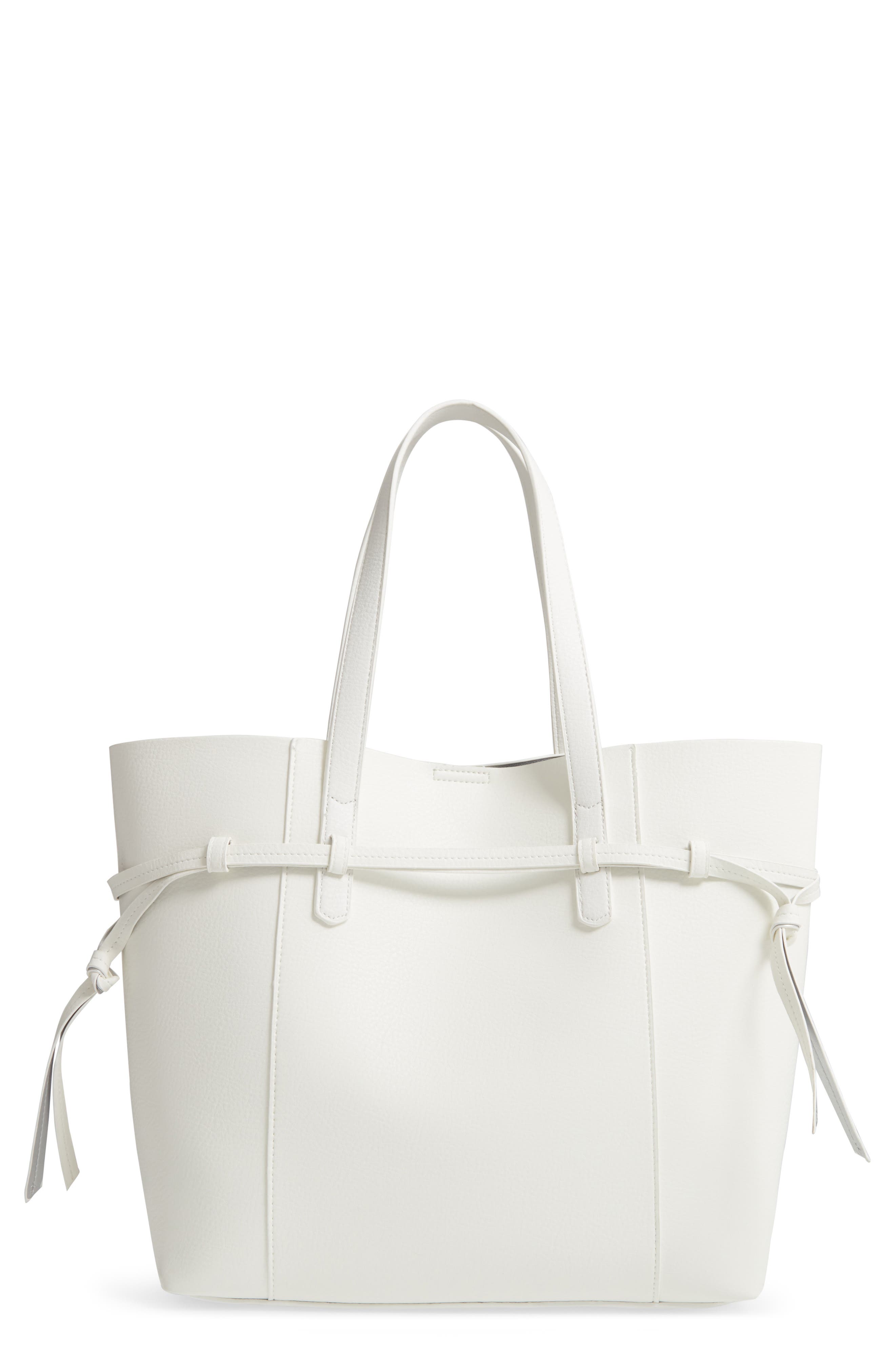 Malibu Skye Faux Leather Carryall Tote, Main, color, 