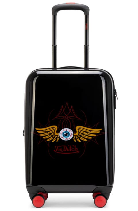 Eyeflight Expandable Hardside Spinner Carry-on Suitcase