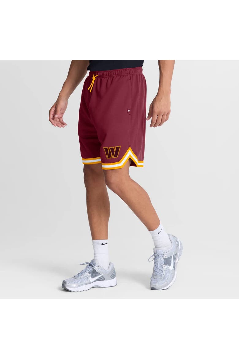 Men's Fanatics Burgundy Washington Commanders Fearless Drive Shorts, Alternate, color, Burgundy