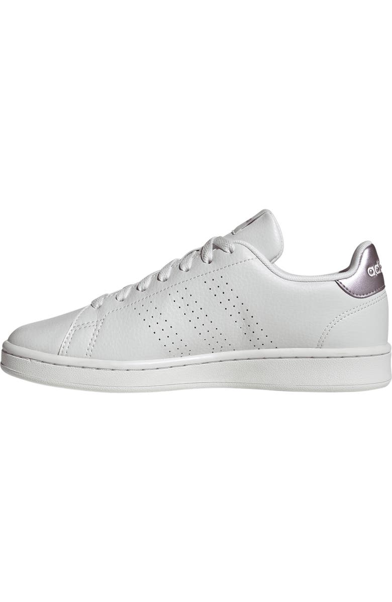 adidas Advantage Perforated Stripe Sneaker, Alternate, color,