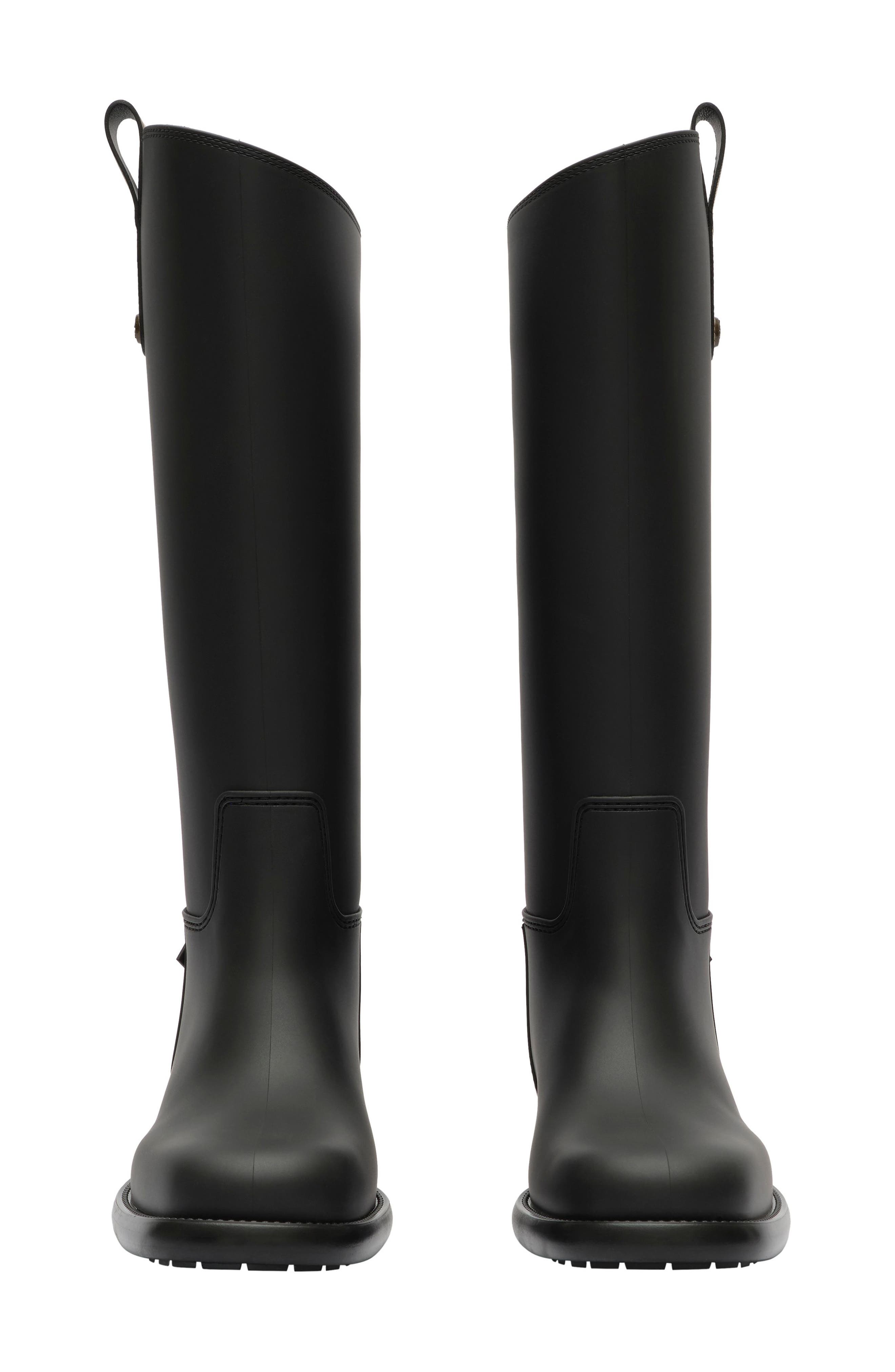 Cavalier Rain Boot, Alternate, color, BLACK/ ARCHIVE BEIGE
