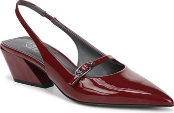 (取寄) フランコ サルト レディース  Franco Sarto women Galin Oxblood Red Patent Franco Sarto Galin Slingback Pump (Women) | Nordstromrack