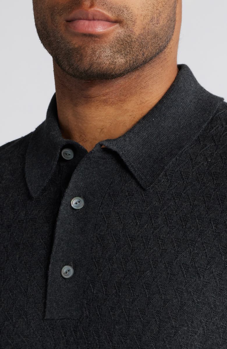 Tommy Bahama Capital Long Sleeve Cotton & Cashmere Polo Sweater, Alternate, color,