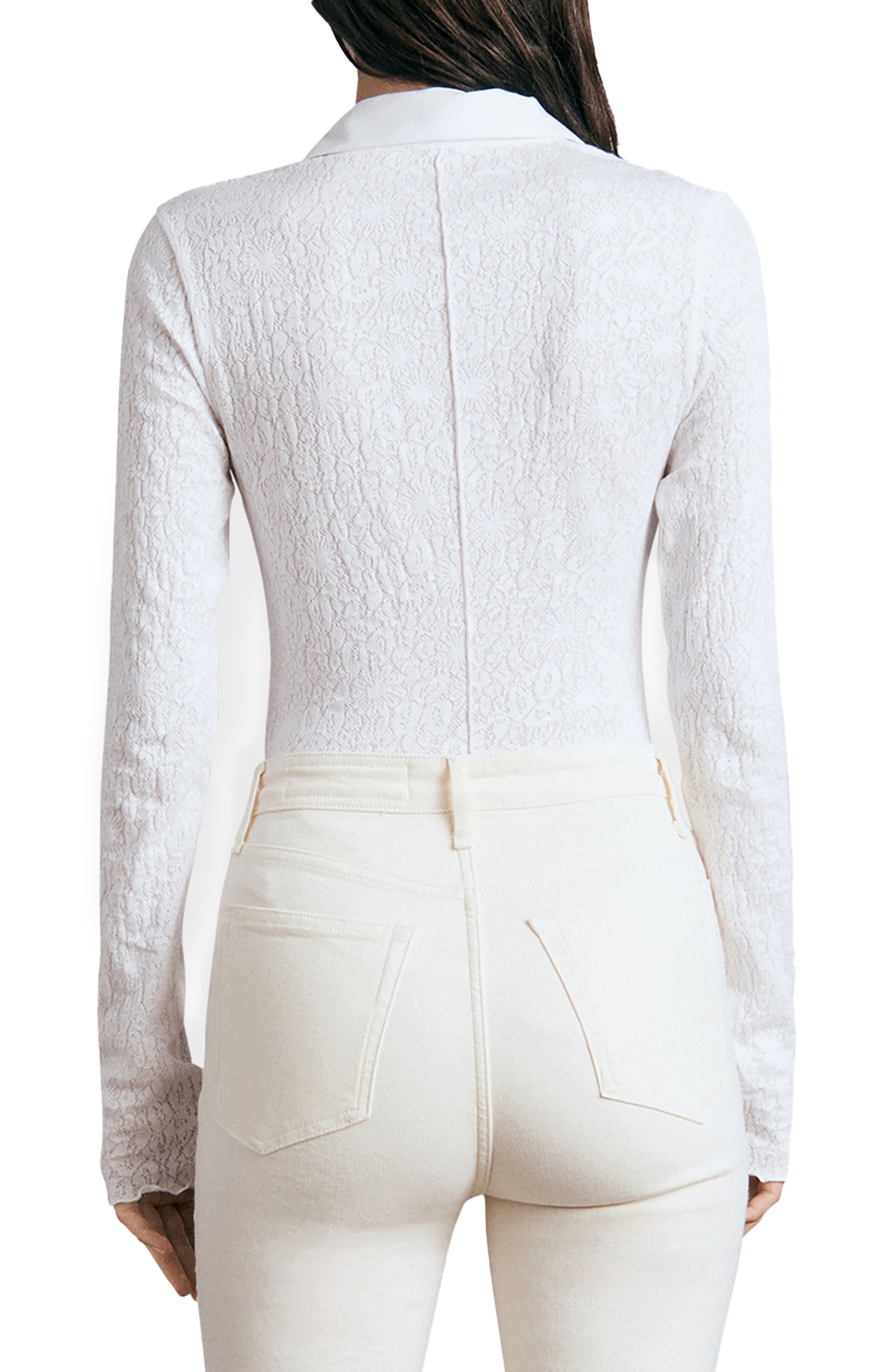 Gemma Floral Jacquard Polo - image 2