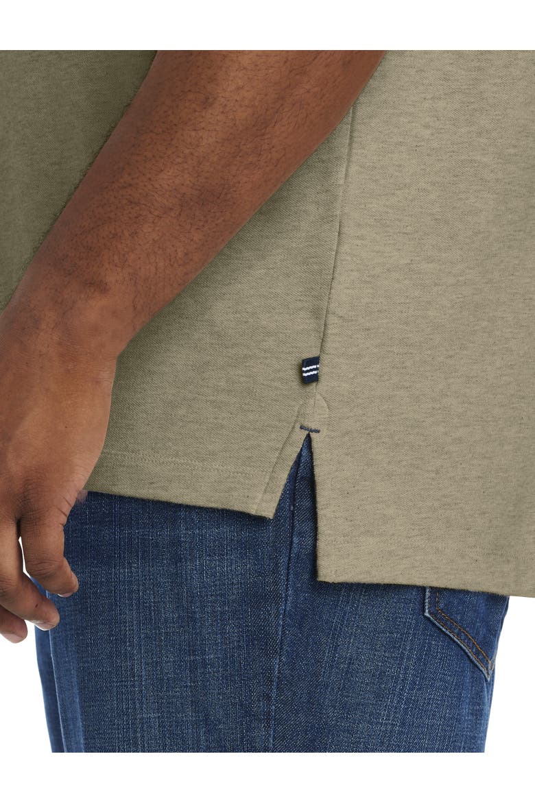 Big & Tall Stretch Piqué Polo Shirt, Alternate, color, COMBOLIVHR