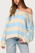 EDIKTED Tracie Oversize Stripe Sweater