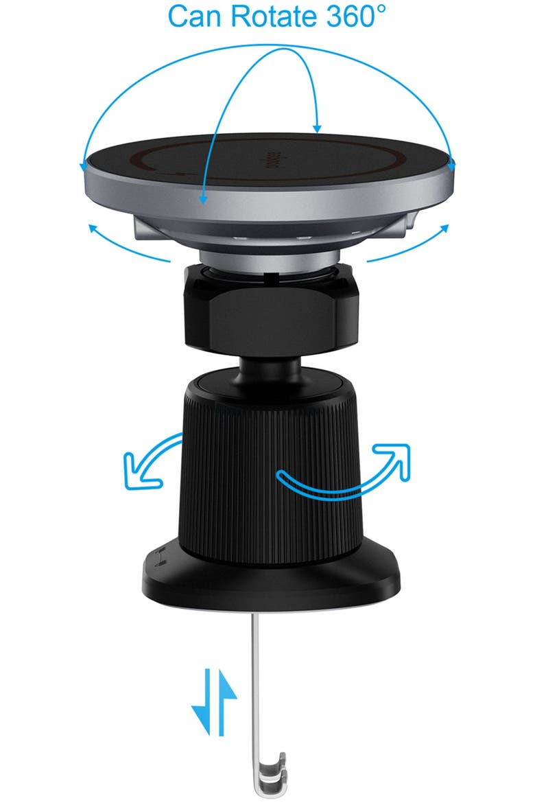 Magneteek Car Mount, Alternate, color, Black