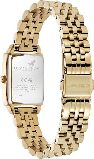 Classics Rectangular Bracelet Watch, 20mm