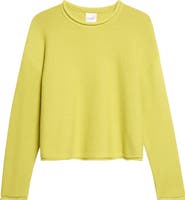 LESET Mae Crewneck Cotton Blend Sweater