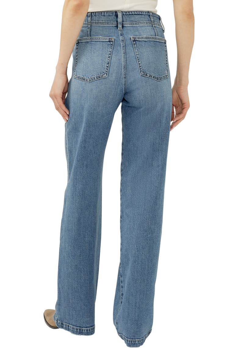 Highly Desirable Relaxed Straight Leg Jeans, Alternate, color, SALTWATER
