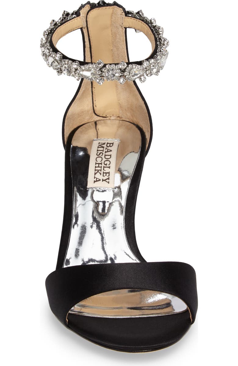 Badgley Mischka Collection Badgley Mischka Geranium Embellished Sandal, Alternate, color,