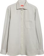 ISAIA Cotton & Silk Button-Up Shirt