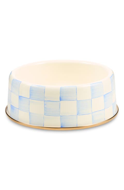 Large Courtly Check Pet Dish