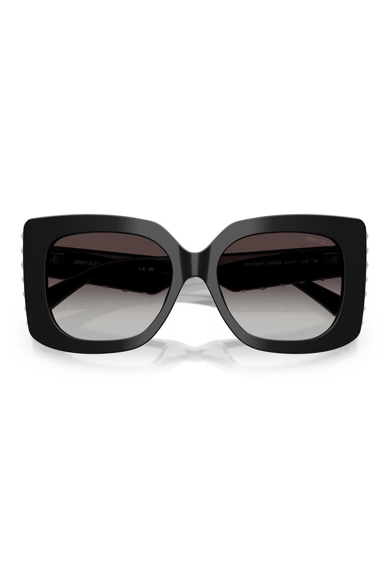 54mm Butterfly Sunglasses, Alternate, color, BLACK
