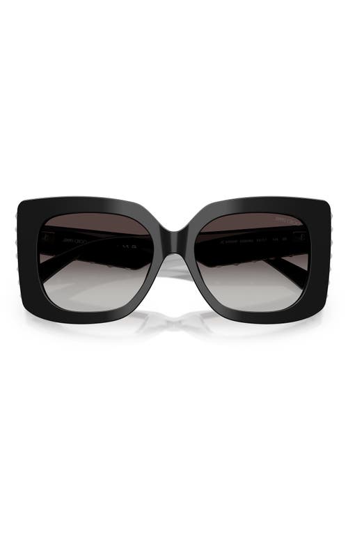Jimmy Choo 54mm Butterfly Sunglasses In Black