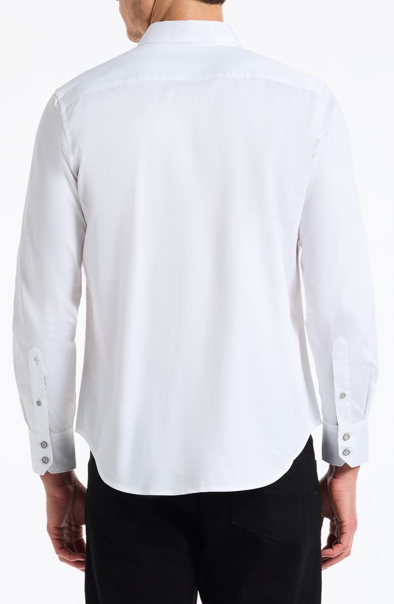 Robert Graham Dean Martini Cotton Dress Shirt, Alternate, color, White