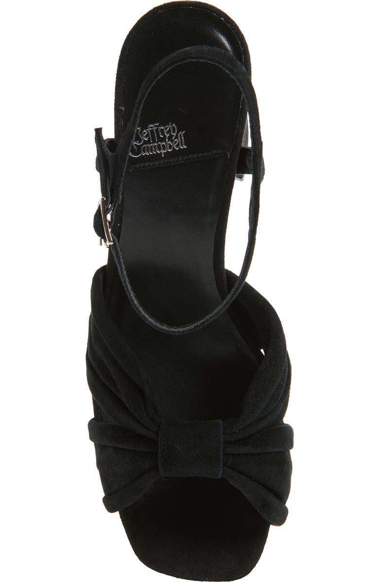 Jeffrey Campbell Dalida Platform Sandal, Alternate, color, Black Suede