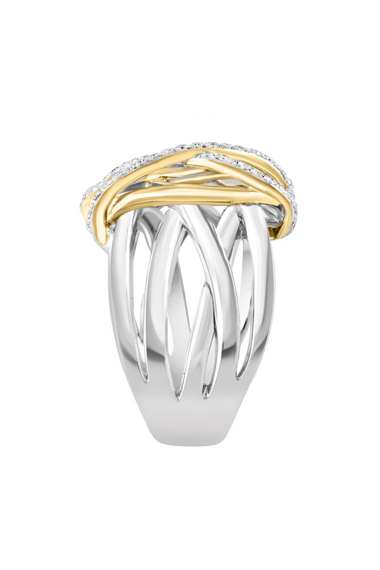 Sterling Silver Diamond Ring - 0.25 ctw, Alternate, color, WHITE