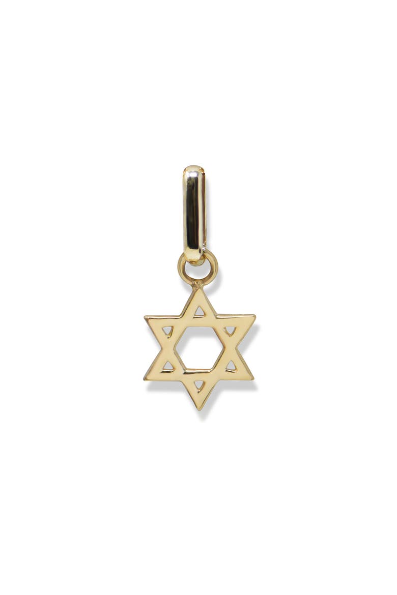 Love Letter Star of David Charm, Main, color, YELLOW GOLD