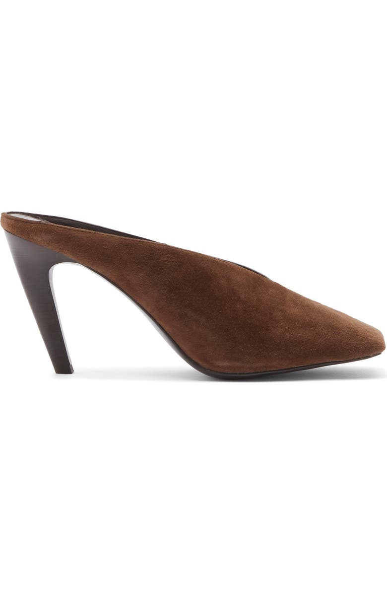 Jeffrey Campbell Hoof It Mule, Alternate, color, Coffee Suede Combo