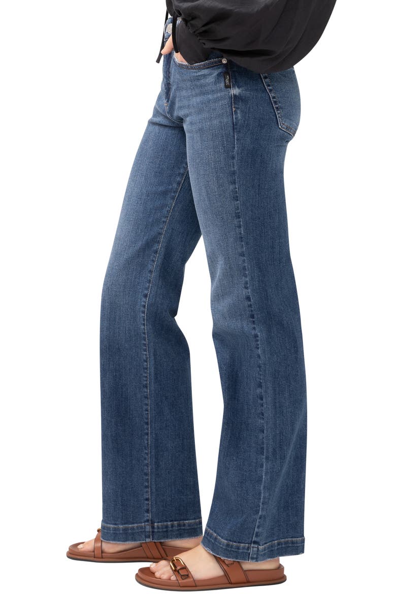Silver Jeans Co. Avery Curvy Relaxed Straight Leg Trouser Jeans, Alternate, color,