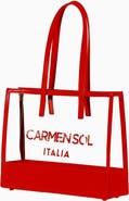 CARMEN SOL Capri Clear Tote Bag