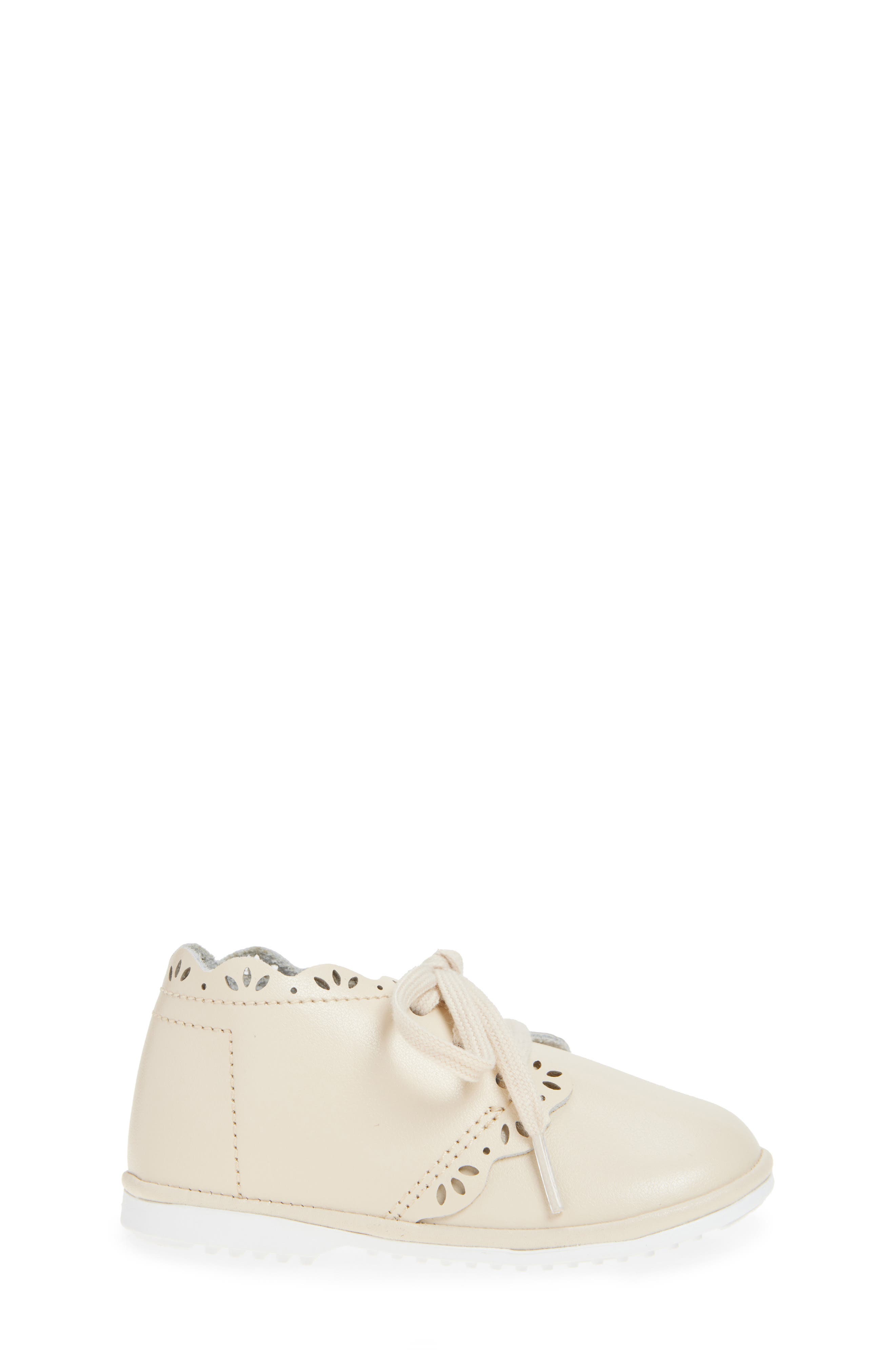 L
AMOUR Kids
 Bella Scallop Bootie, Alternate, color, Oatmeal