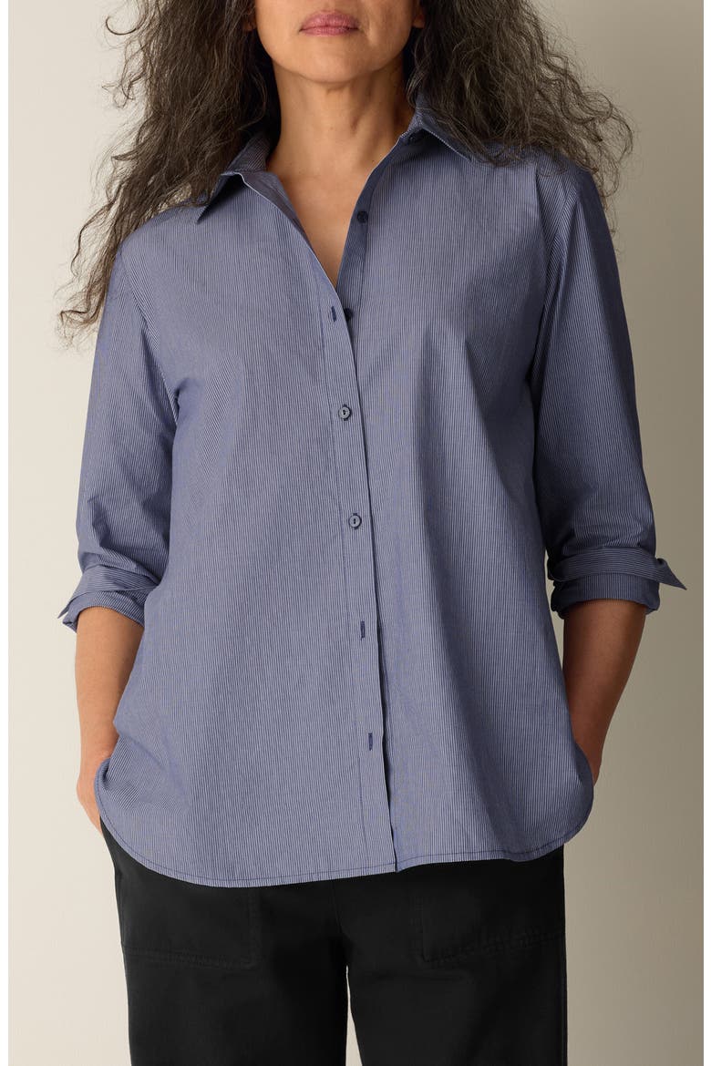 Organic Cotton Long Shirt, Main, color, INFINITY